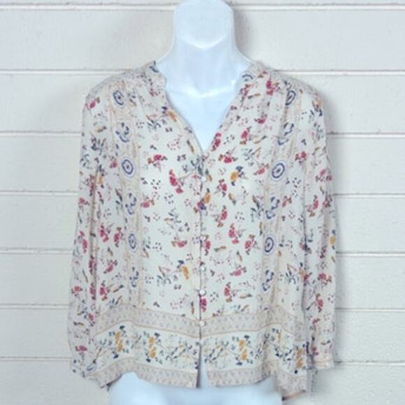 Lucky Brand Boho Blouse size XS - Picture 2 of 8